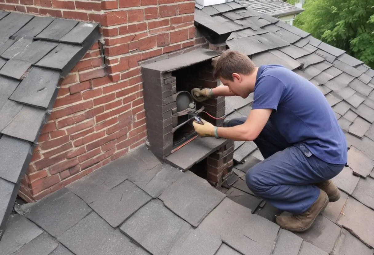 CHIMNEY DAMPER REPAIR